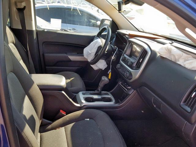 1GCGSCE35G1255423 - 2016 CHEVROLET COLORADO L BLUE photo 5