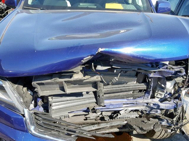 1GCGSCE35G1255423 - 2016 CHEVROLET COLORADO L BLUE photo 7