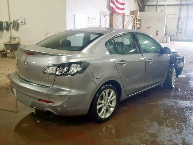 JM1BL1S57A1277903 - 2010 MAZDA 3 S SILVER photo 4