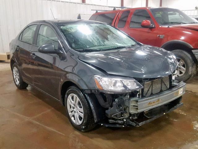 1G1JB5SHXH4149561 - 2017 CHEVROLET SONIC LS GRAY photo 1