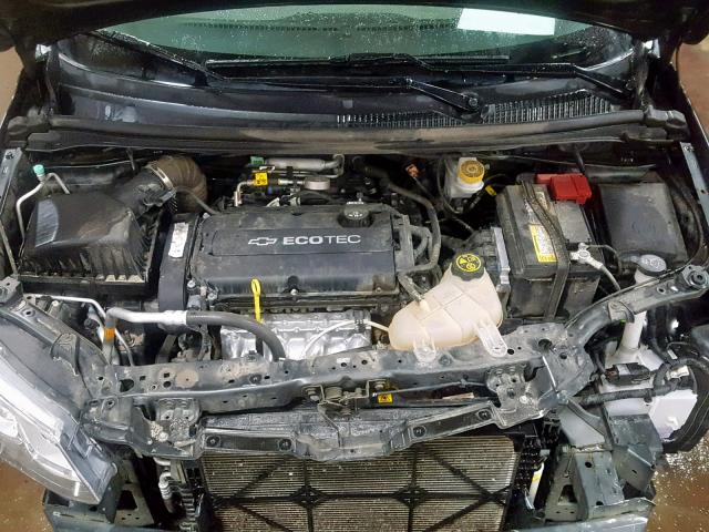 1G1JB5SHXH4149561 - 2017 CHEVROLET SONIC LS GRAY photo 7