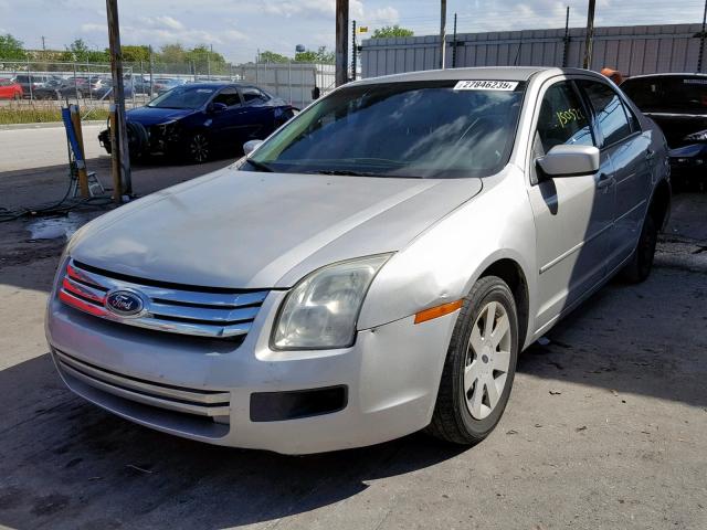 3FAHP06Z87R271957 - 2007 FORD FUSION S SILVER photo 2