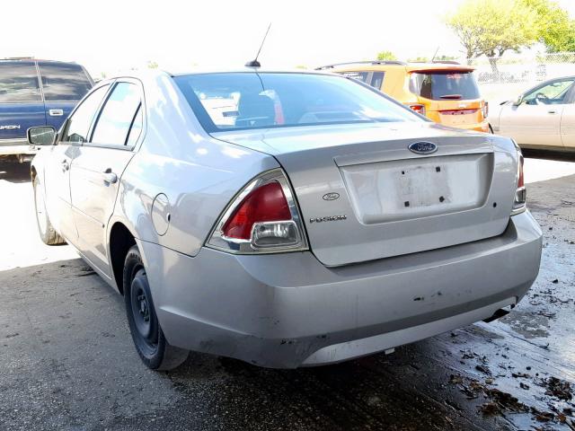 3FAHP06Z87R271957 - 2007 FORD FUSION S SILVER photo 3