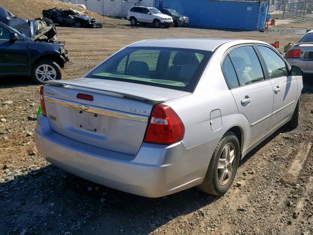 1G1ZT54805F243753 - 2005 CHEVROLET MALIBU LS SILVER photo 4