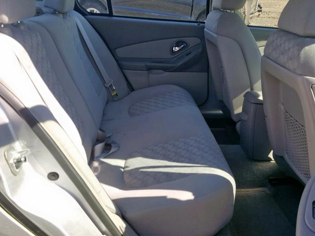 1G1ZT54805F243753 - 2005 CHEVROLET MALIBU LS SILVER photo 6