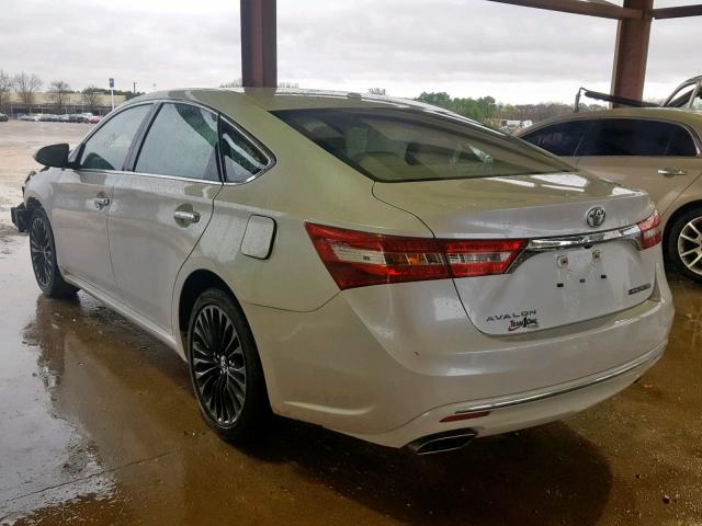 4T1BK1EB9JU272863 - 2018 TOYOTA AVALON XLE WHITE photo 3