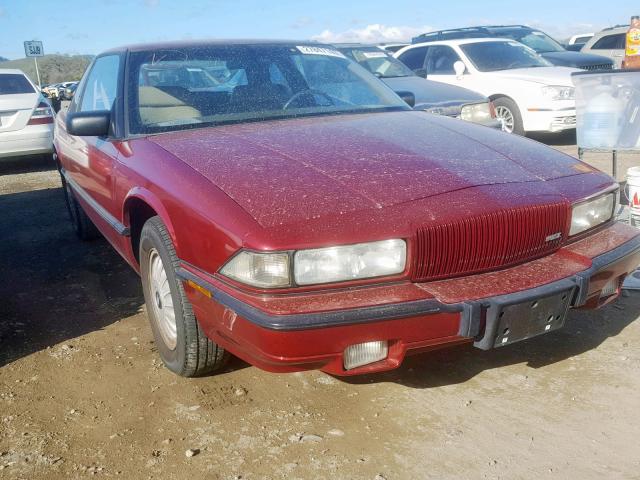 2G4WB15L0R1439001 - 1994 BUICK REGAL CUST MAROON photo 1