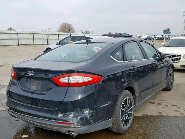 3FA6P0G70ER393388 - 2014 FORD FUSION S BLACK photo 4