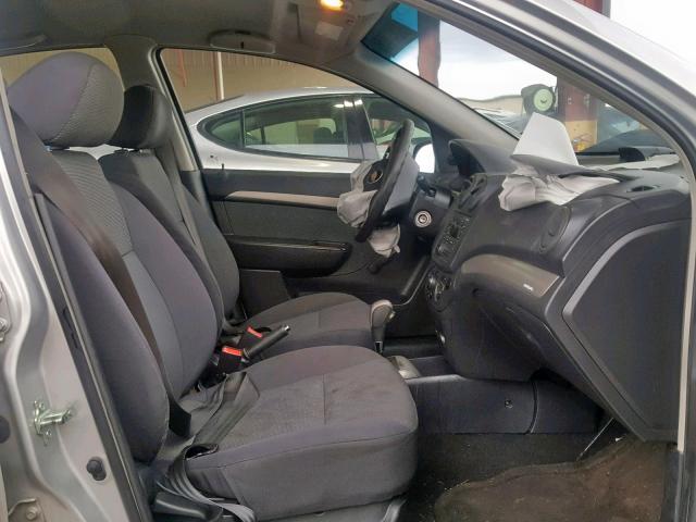 KL1TD56608B013641 - 2008 CHEVROLET AVEO BASE Күміс фото 5