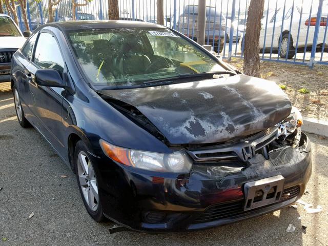 2HGFG12978H575292 - 2008 HONDA CIVIC EXL BLACK photo 1