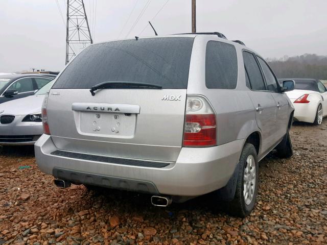 2HNYD18984H519874 - 2004 ACURA MDX TOURIN SILVER photo 4