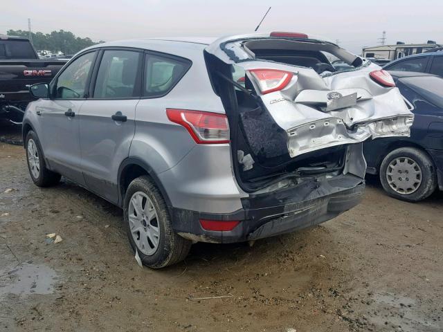 1FMCU0F7XDUA52848 - 2013 FORD ESCAPE S SILVER photo 3