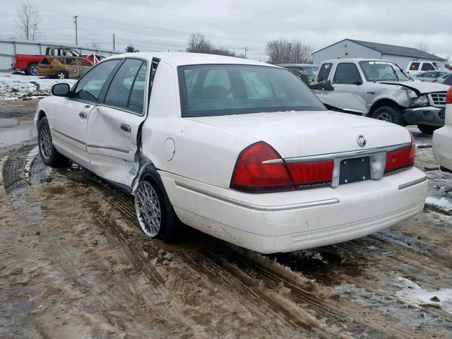 2MEFM74W2YX675365 - 2000 MERCURY GRAND MARQ WHITE photo 3