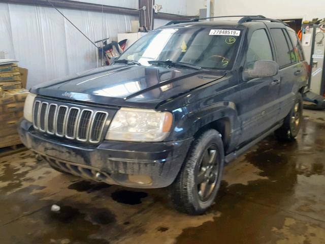 1J8GW68J83C585807 - 2003 JEEP GRAND CHER BLACK photo 2