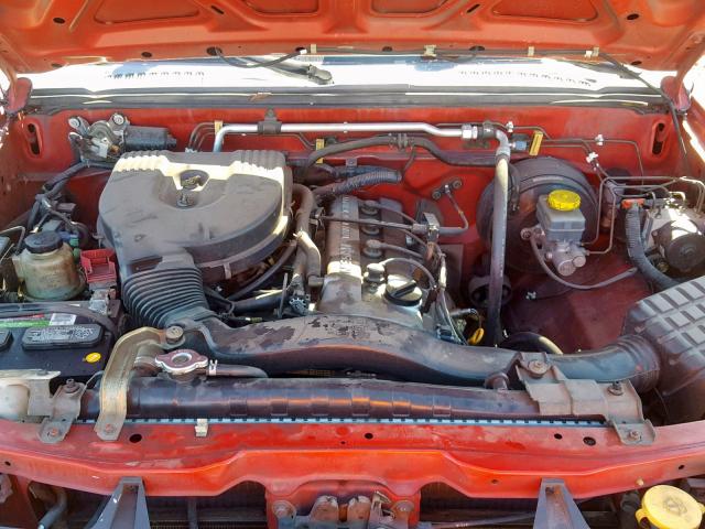 5N1DD28T5YC517719 - 2000 NISSAN XTERRA XE RED photo 7