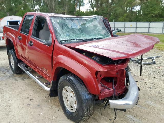 1GCDS136858111700 - 2005 CHEVROLET COLORADO BURGUNDY photo 1