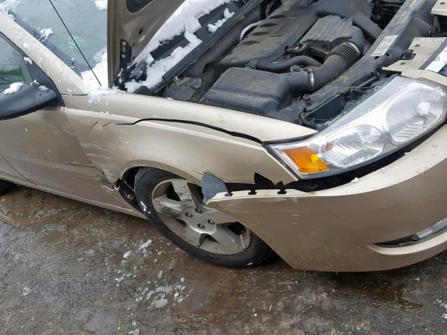 1G8AL55F67Z154346 - 2007 SATURN ION LEVEL BROWN photo 9