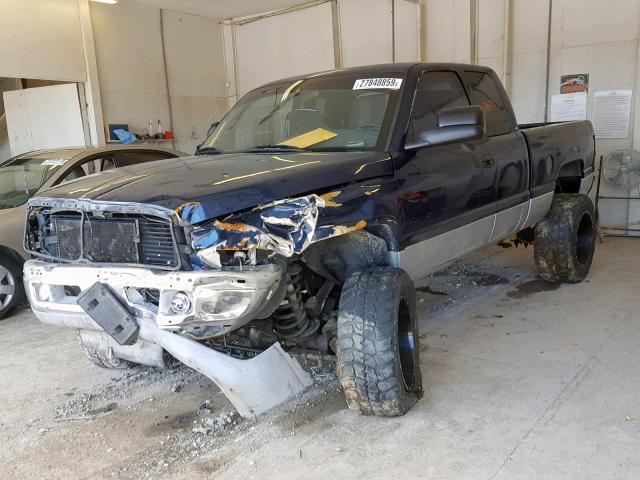 1B7KF23731J609025 - 2001 DODGE RAM 2500 BLUE photo 2