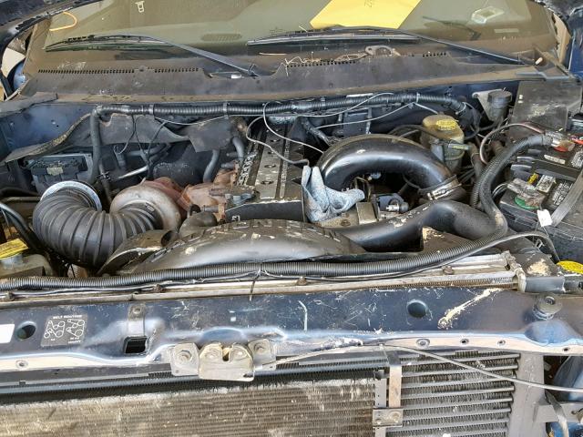 1B7KF23731J609025 - 2001 DODGE RAM 2500 BLUE photo 7