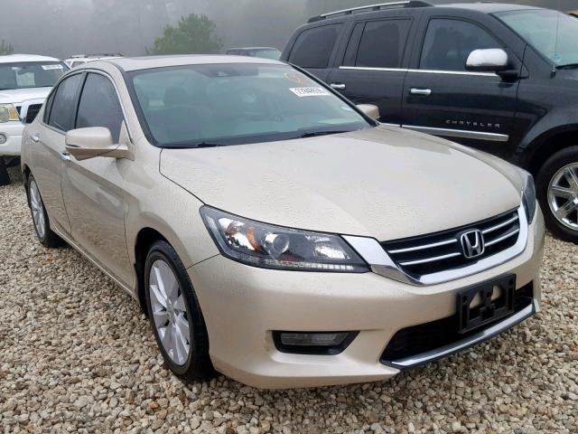 1HGCR2F83EA175583 - 2014 HONDA ACCORD EXL TAN photo 1