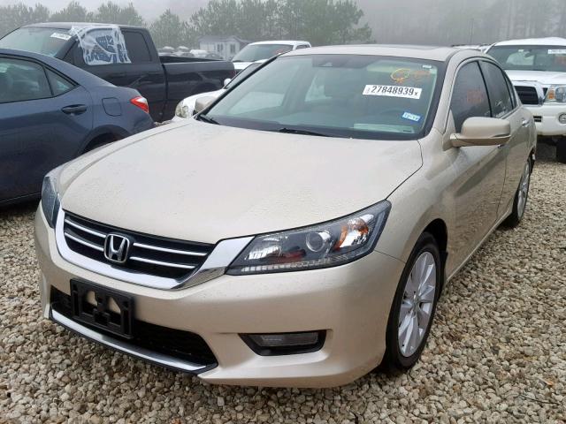 1HGCR2F83EA175583 - 2014 HONDA ACCORD EXL TAN photo 2