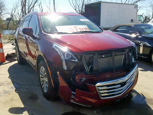 1GYKNCRSXJZ229146 - 2018 CADILLAC XT5 LUXURY BURGUNDY photo 1