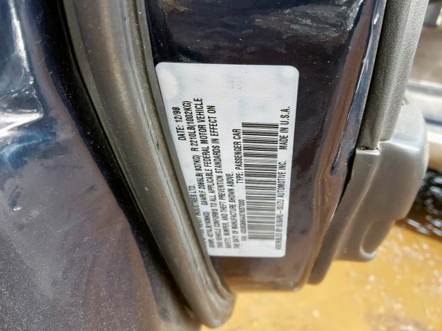 4S3BG6854X7637000 - 1999 SUBARU LEG OUTBK BLUE photo 10