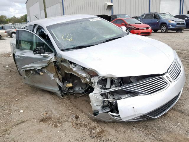 3LN6L2G94ER805178 - 2014 LINCOLN MKZ SILVER photo 1