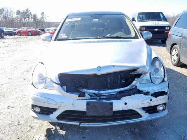 4JGCB65E48A072397 - 2008 MERCEDES-BENZ R 350 SILVER photo 7