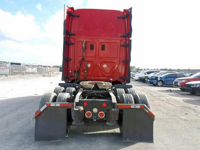 3AKJGLD51FSGR9329 - 2015 FREIGHTLINER CASCADIA 1 RED photo 6