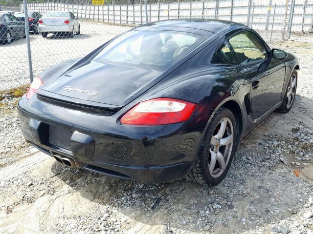 WP0AB29836U785487 - 2006 PORSCHE CAYMAN S BLACK photo 4