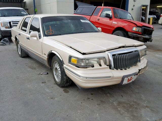 1LNLM83W0TY699101 - 1996 LINCOLN TOWN CAR C CREAM photo 1