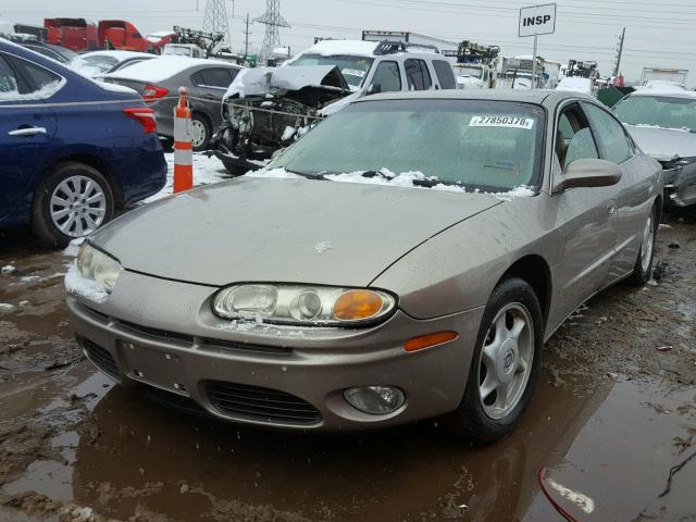 1G3GS64C334160984 - 2003 OLDSMOBILE AURORA 4.0 BEIGE photo 2