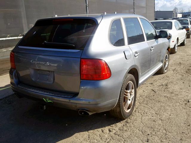 WP1AB29P76LA60762 - 2006 PORSCHE CAYENNE S GRAY photo 4