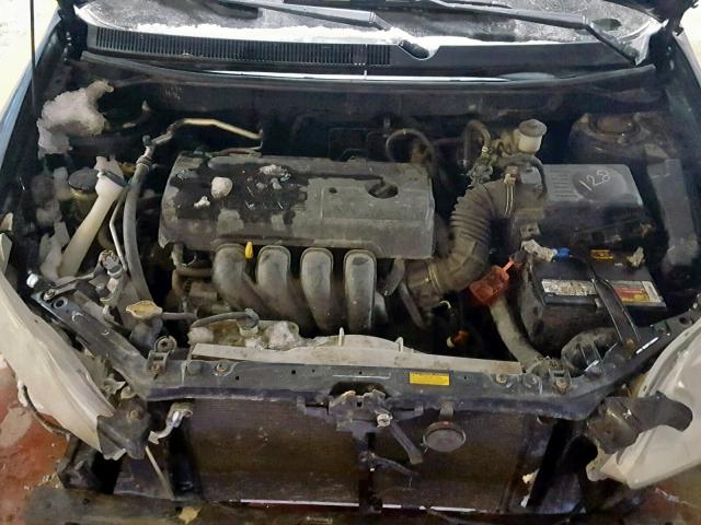 2T1KR32E55C488433 - 2005 TOYOTA MATRIX BLACK photo 7