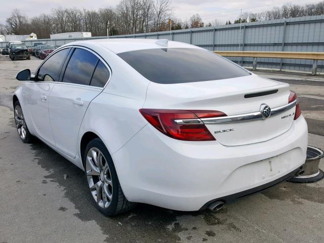 2G4GK5EX0F9298183 - 2015 BUICK REGAL WHITE photo 3