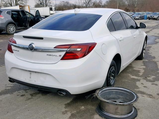 2G4GK5EX0F9298183 - 2015 BUICK REGAL WHITE photo 4