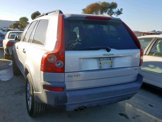 YV4CZ592161244194 - 2006 VOLVO XC90 SILVER photo 3