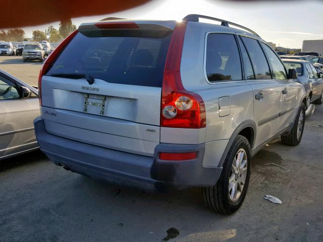 YV4CZ592161244194 - 2006 VOLVO XC90 SILVER photo 4