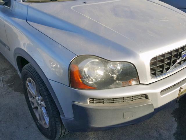 YV4CZ592161244194 - 2006 VOLVO XC90 SILVER photo 9