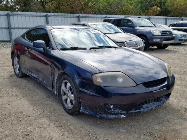 KMHHM65D46U206652 - 2006 HYUNDAI TIBURON GS BLUE photo 1