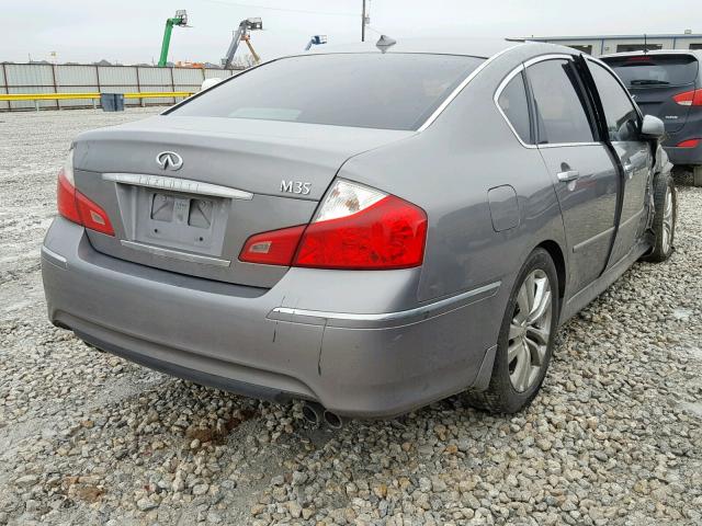 JNKAY01E08M605209 - 2008 INFINITI M35 BASE GRAY photo 4