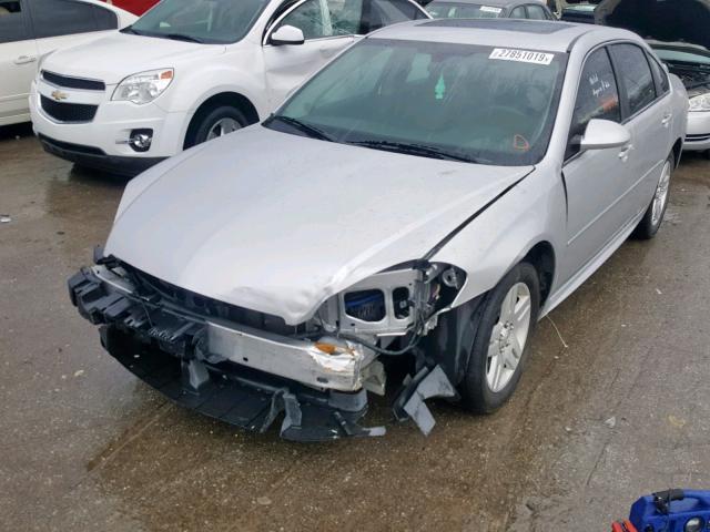 2G1WB5E39E1164579 - 2014 CHEVROLET IMPALA LIM SILVER photo 2