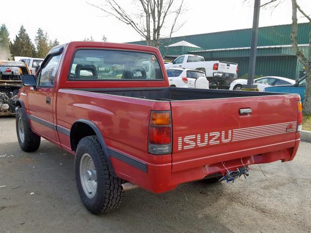 JAACR11E3N7210407 - 1992 ISUZU CONVENTION წითელი ფოტო 3