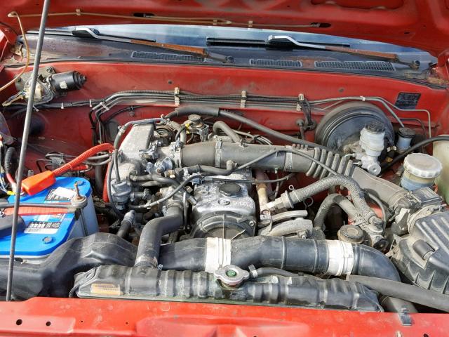 JAACR11E3N7210407 - 1992 ISUZU CONVENTION წითელი ფოტო 7