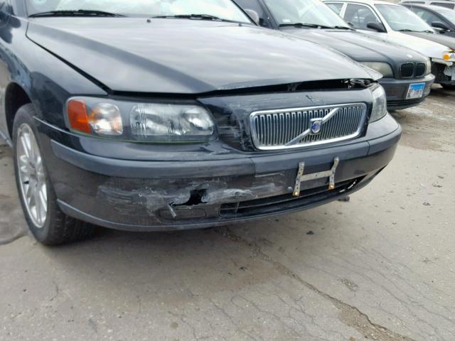 YV1SW58D822250955 - 2002 VOLVO V70 2.4T BLACK photo 9