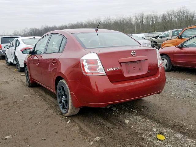 3N1AB61E98L631360 - 2008 NISSAN SENTRA 2.0 RED photo 3