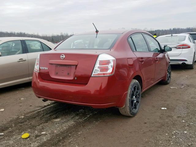 3N1AB61E98L631360 - 2008 NISSAN SENTRA 2.0 RED photo 4