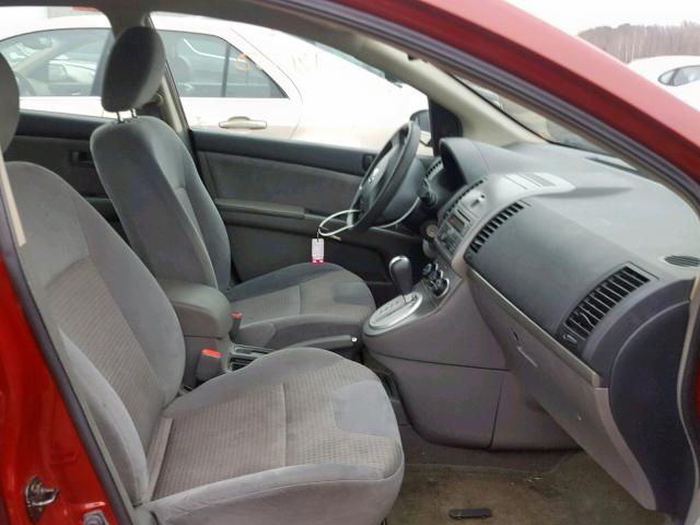 3N1AB61E98L631360 - 2008 NISSAN SENTRA 2.0 RED photo 5