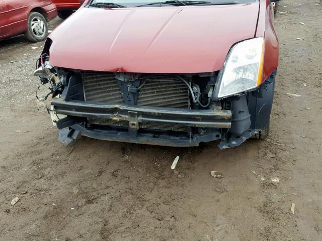 3N1AB61E98L631360 - 2008 NISSAN SENTRA 2.0 RED photo 9